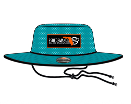 Performance FLA Logo Tri-Tech Bush Hat Teal
