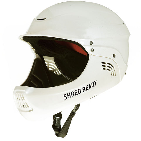 Shred Ready Full Face Helmet - Pearl White