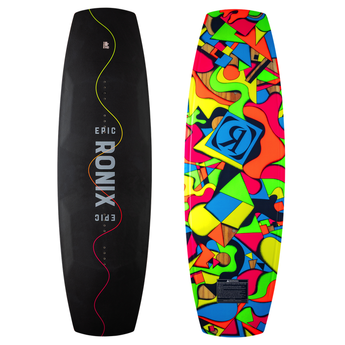Ronix 2026 Epic Wakeboard - True Flex - Neon Galore