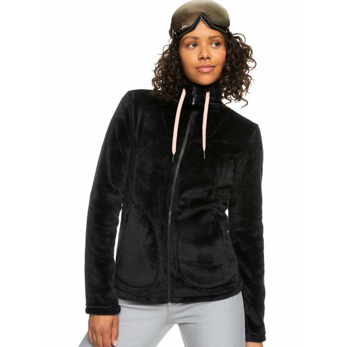 Roxy Tundra Fleece True Black - Pink Cord