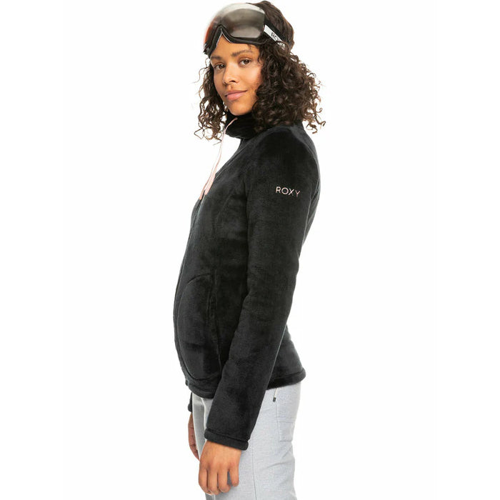 Roxy Tundra Fleece True Black - Pink Cord