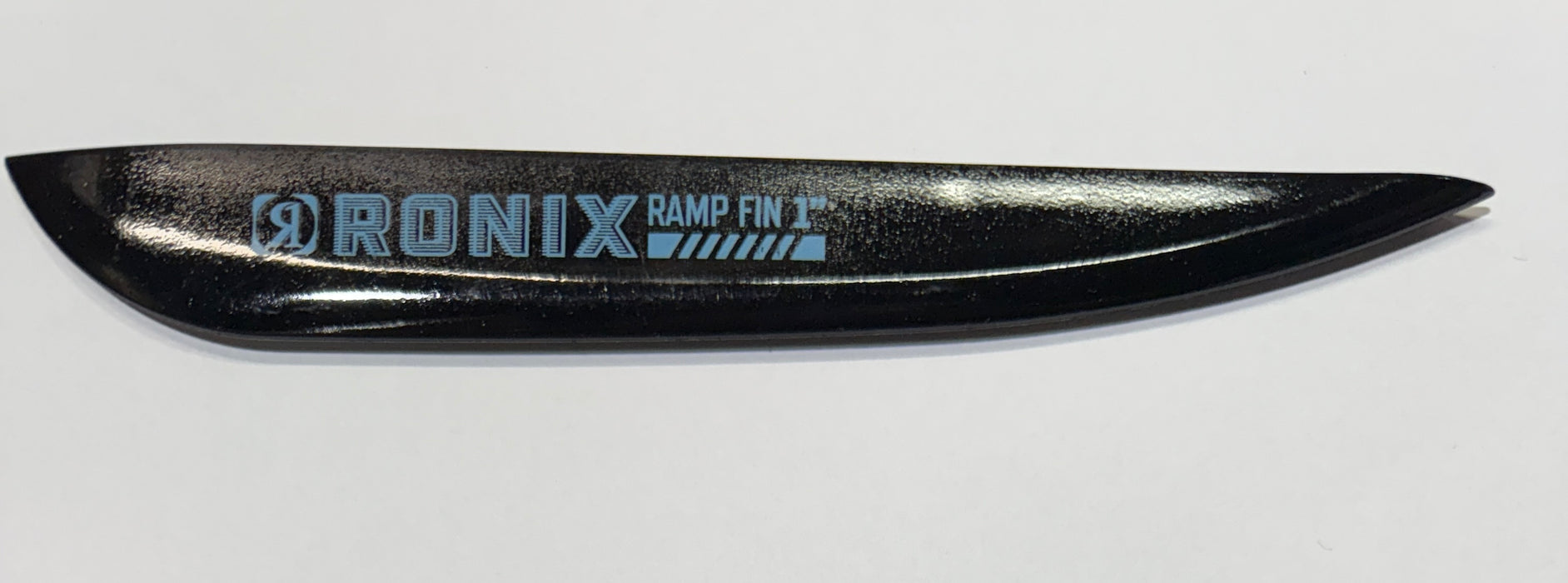 Ronix 1.0 in. Fiberglass Ramp Fin Black (Blue New Text Logo) (Single)