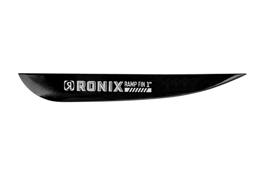 Ronix 1.0 in. Fiberglass Ramp Fin Black (New Text Logo) (Pair)