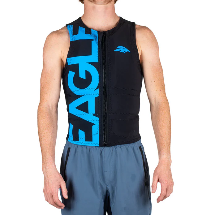 Eagle Men's Pro Logo Vest Blue Solid Print