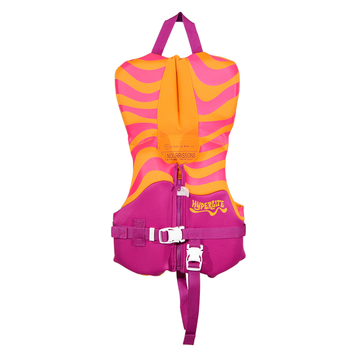 Hyperlite 2027 Girls’ Toddler Indy CGA Life Vest – Orange/Coral