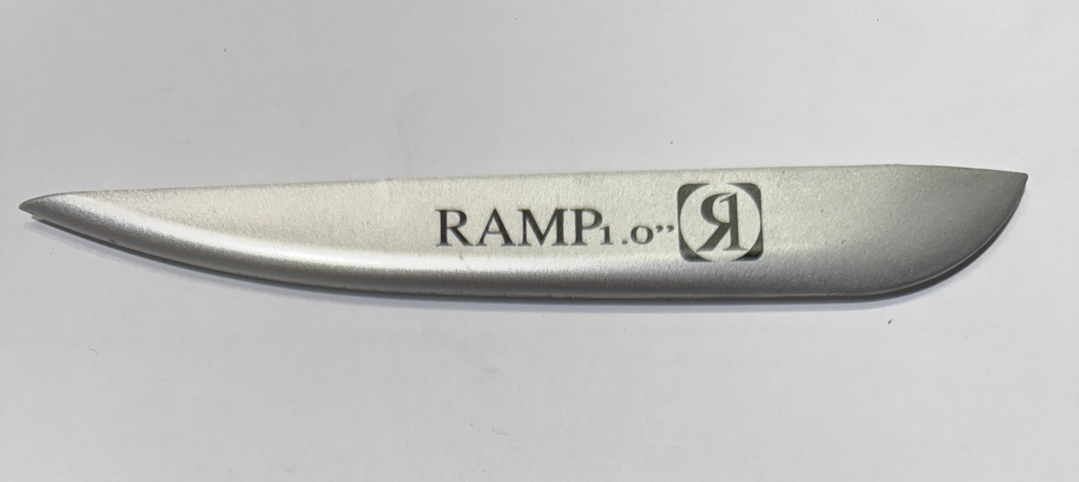 Ronix 1.0 in. Fiberglass Ramp Fin Silver (OG Text Logo) (Single)