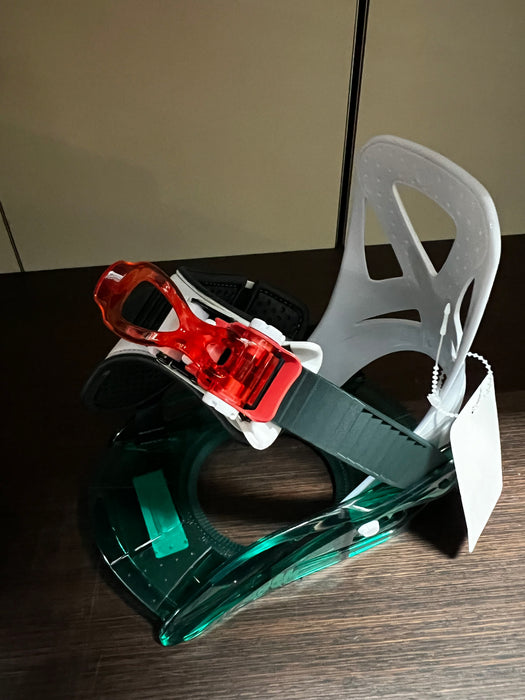 Burton 2025 Kid's Mini Grom Binding Green / Multi Small