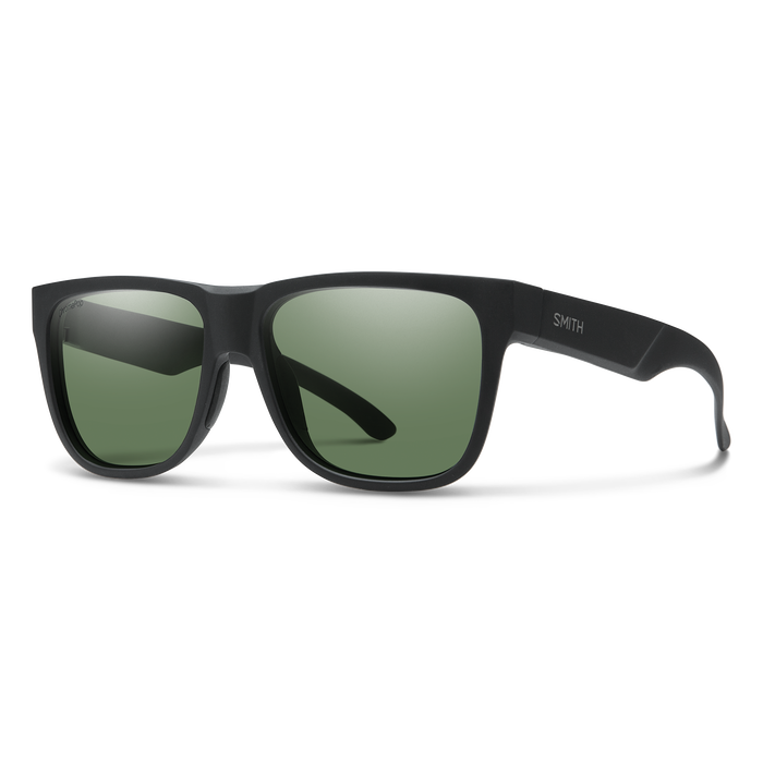 Smith Lowdown 2 Matte Black + ChromaPop Polarized Gray Green Lens