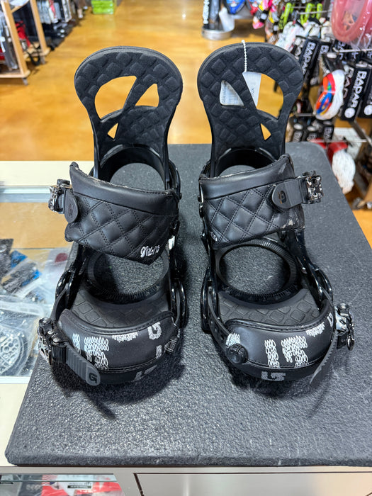 Burton Stiletto Women's Snowboard Bindings - Black - Small