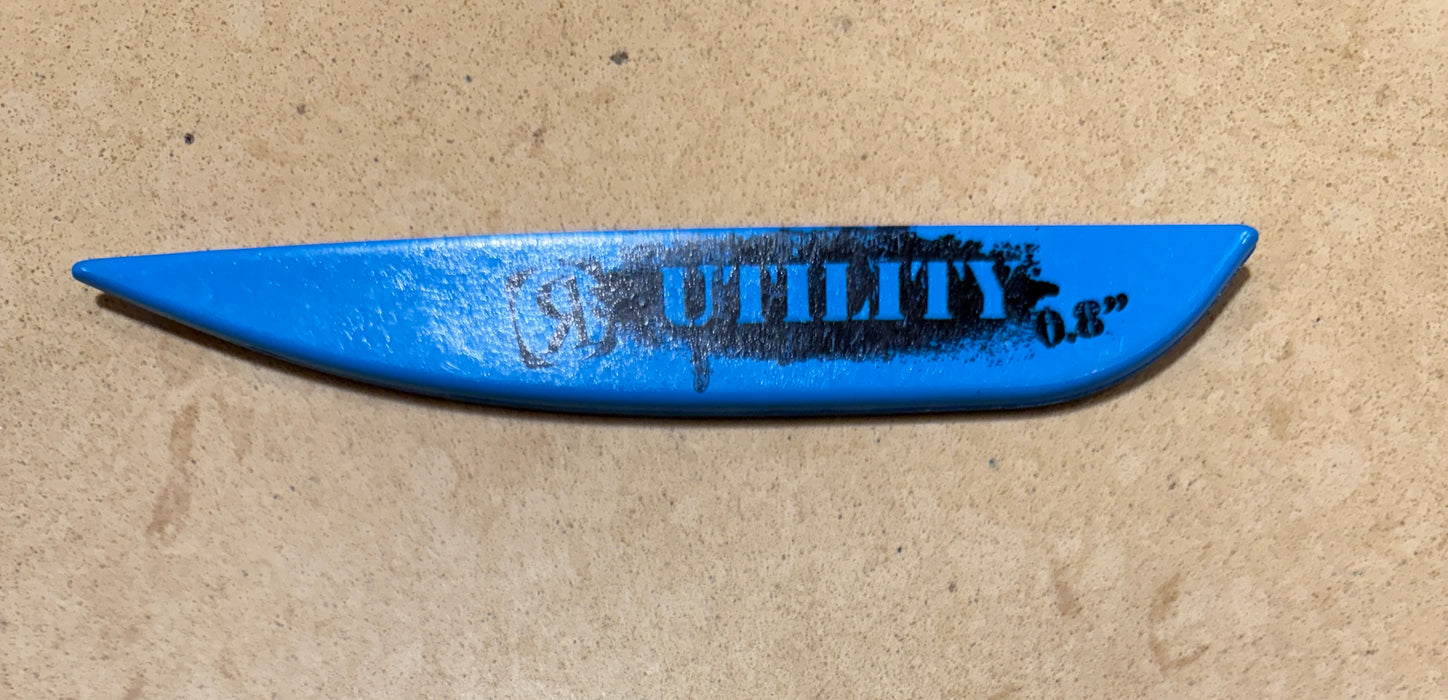Ronix 0.8 in. Fiberglass Utility Fin Blue (OG Logo) Each