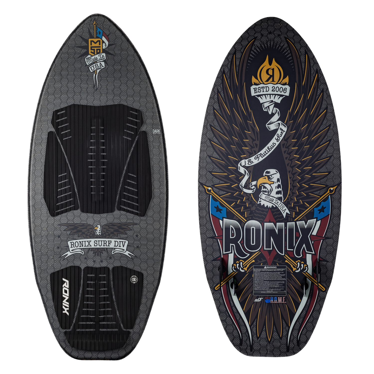 Ronix 2026 M50 Wakesurfer - Dark Matter - Americana Black / Red