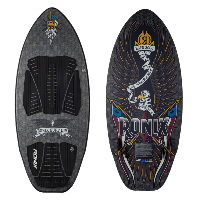 Ronix 2026 M50 Wakesurfer - Dark Matter - Americana Black / Red / Yellow