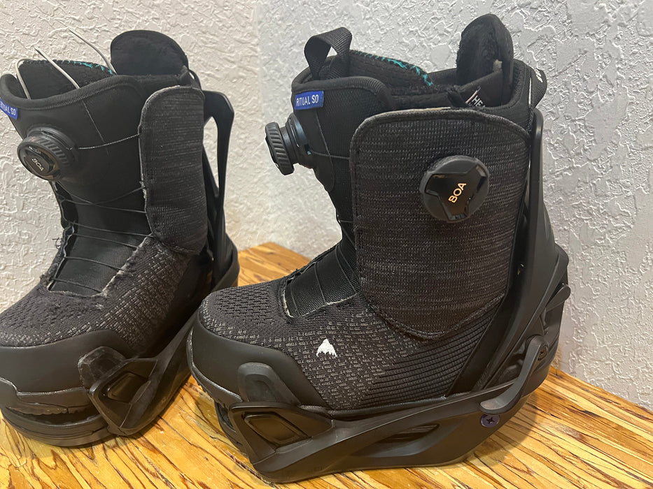 Burton Demo Ritual Step ON 6.5 w/ Medium Black bindings