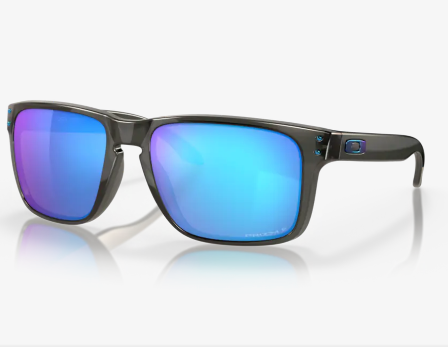 Oakley Holbrook XL Sunglasses - Grey Smoke Frame Prizm sapphire polarized Lens