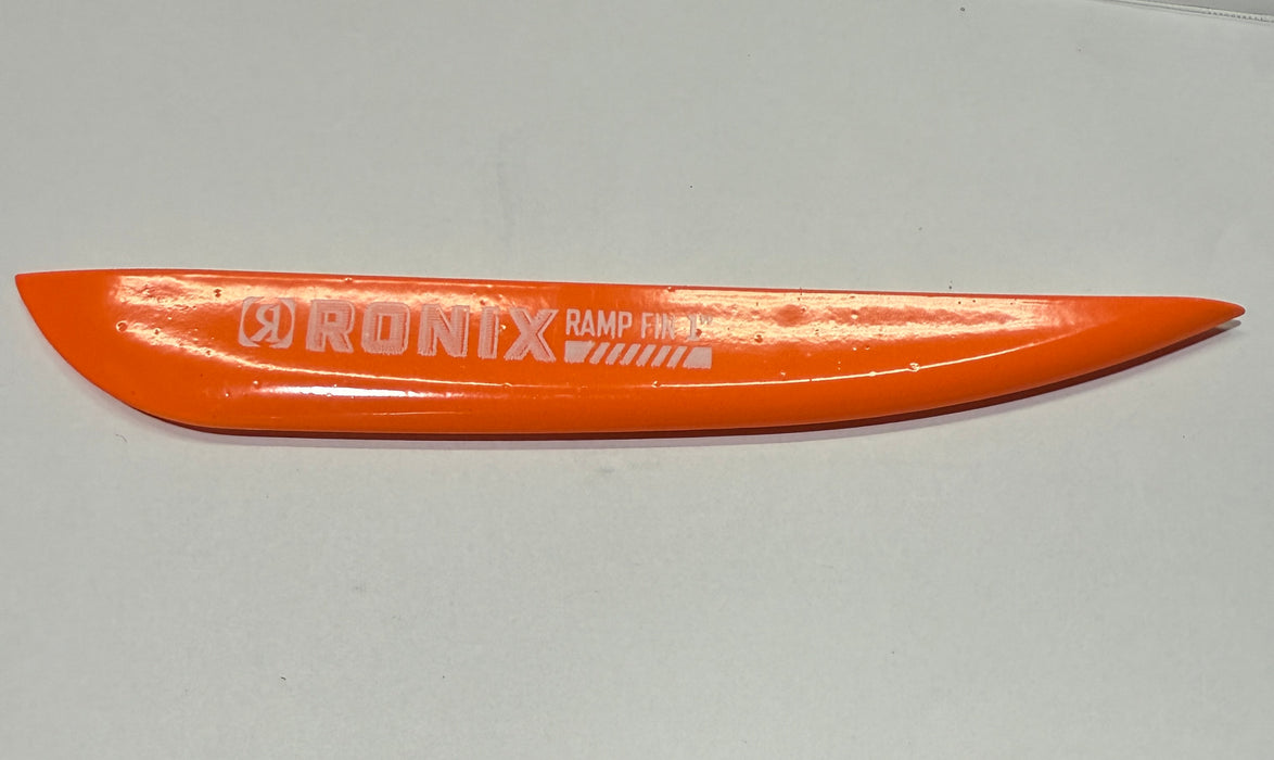 Ronix 1.0 in. Fiberglass Ramp Fin Orange (White Logo) Each