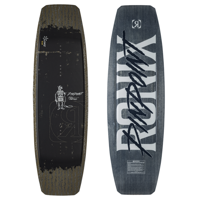 Ronix 2026 Pinpoint Wakeboard - All Over Flex - Cowboy Black