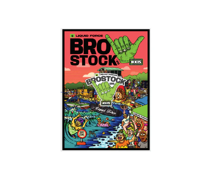 Liquid Force BROstock 2025 Official Enamel Pin