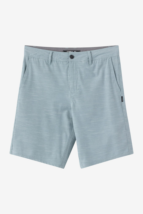 Oneill Mens Portola Slub Check 20" Walk Short - 36 Stone Blue