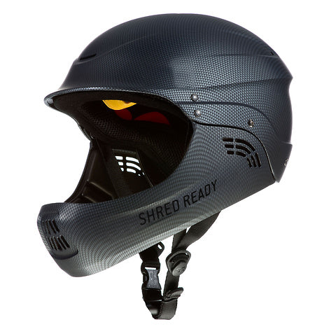 Shred Ready Full Face Helmet - Carbon Black