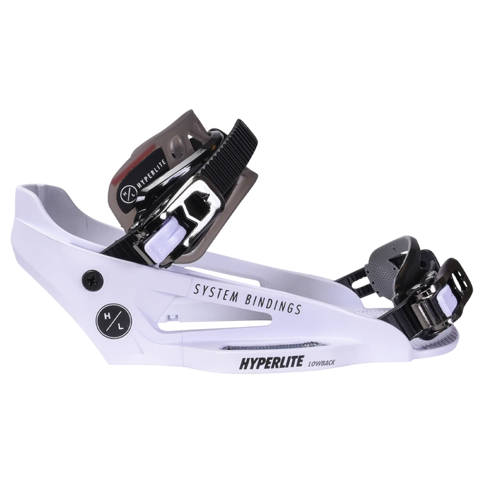 Hyperlite System Lowback  Wakeboard Bindings-White