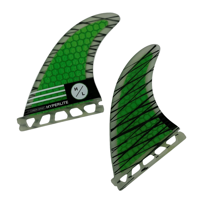 Hyperlite 4.5 Riot Carbon Surf Fin Set