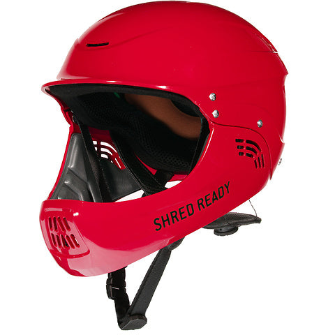 Shred Ready Full Face Helmet - Red