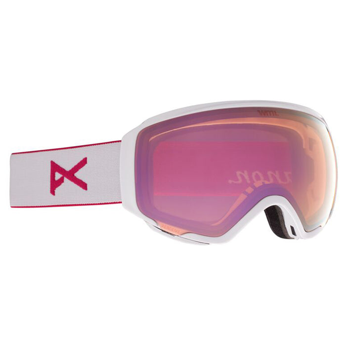 Anon Wm1 Goggles Pearl White / Percieve Cloudy Pink Lens