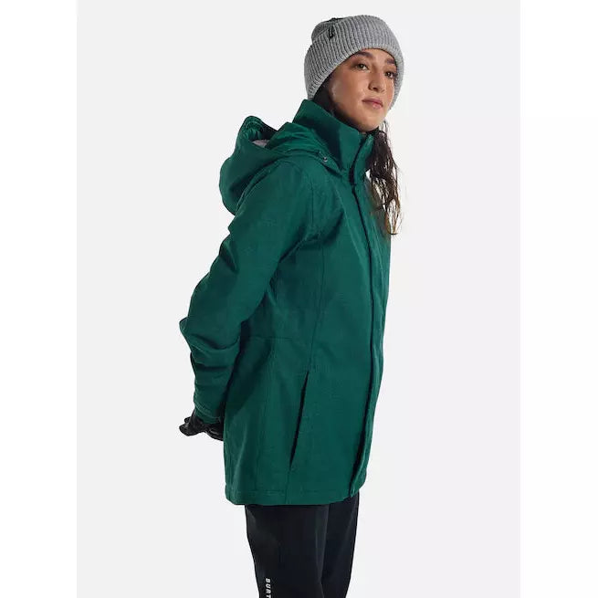 Burton jet set jacket balsam heather discount