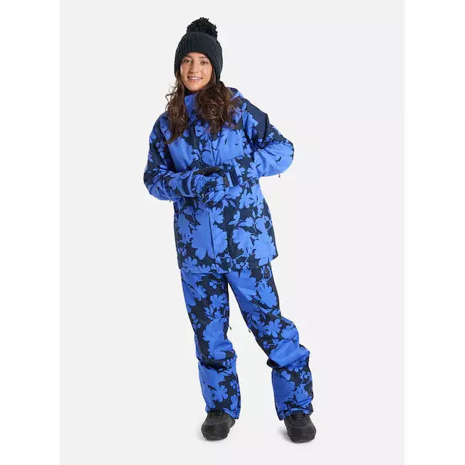 Burton Women's Jet Set 2L Jacket Amparo Blue Camellia Burton Women's Jet Set 2L Jacket Amparo Blue Camellia
