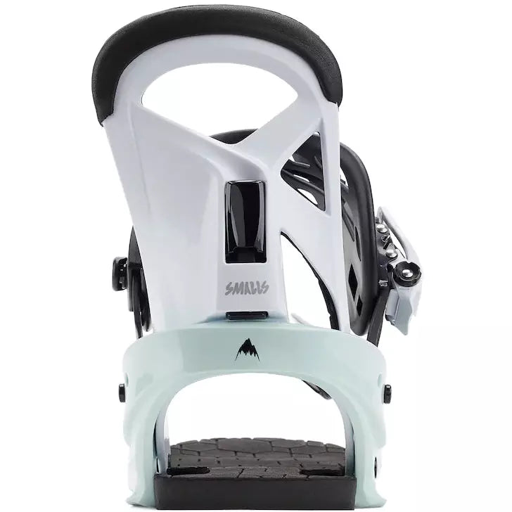 Burton Kids Smalls Re:Flex Snowboard Binding Neo-Mint / White L