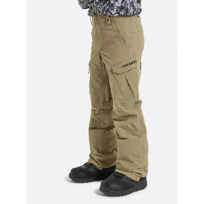 boys burton snowboard pant Gray Snow Pants Polyester Zip Winter Snowboarding Size S Grow system Burton Exile Cargo Boys Youth