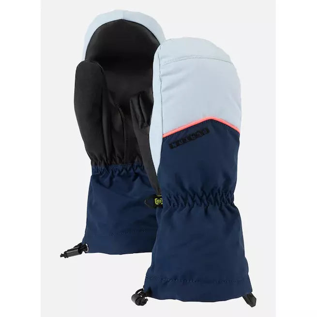 Burton Kids' Profile Mittens Dress Blue / Ballad Blue L Burton Kids' Profile Mittens Dress Blue / Ballad Blue L
