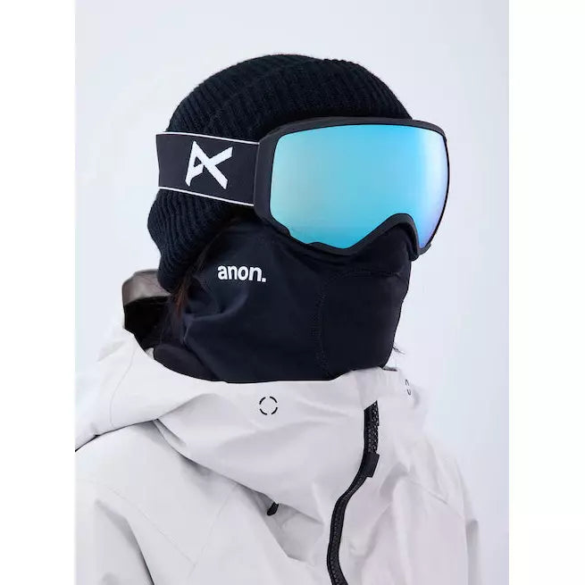 Anon WM1 Goggles + Bonus Lens + MFI® Face Mask-Black/Blue