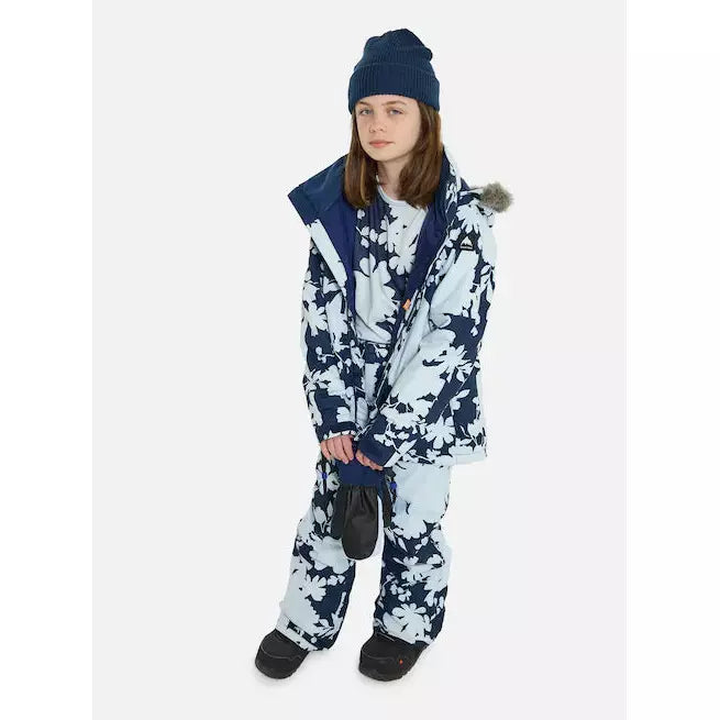 Burton 2023 Girls Bennett Jacket Ballad Blue Camellia