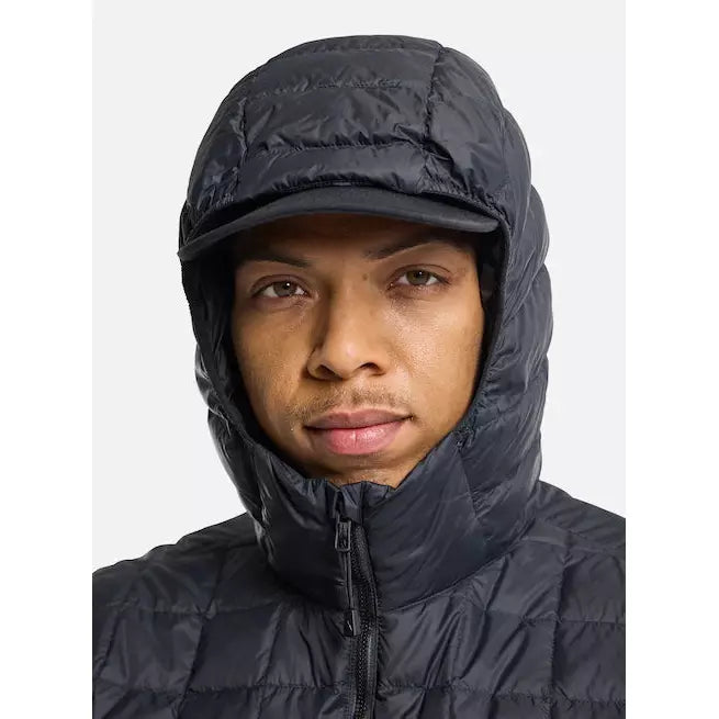 Burton Men s Mid Heat Hooded Down Insulated Jacket Black Performance Ski Surf