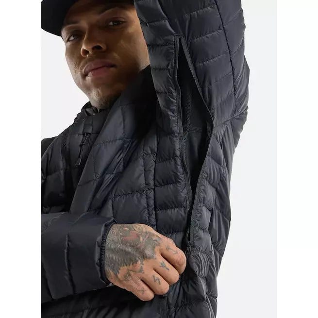 Burton menswear puffer store jacket in black