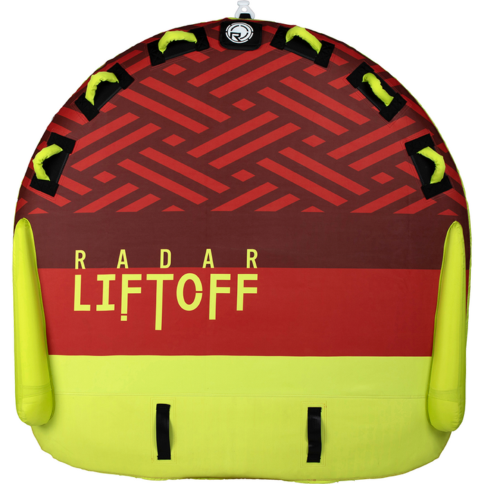 Radar 2024 Liftoff - Marshmallow Top - Red / Yellow - 3 Person Tube