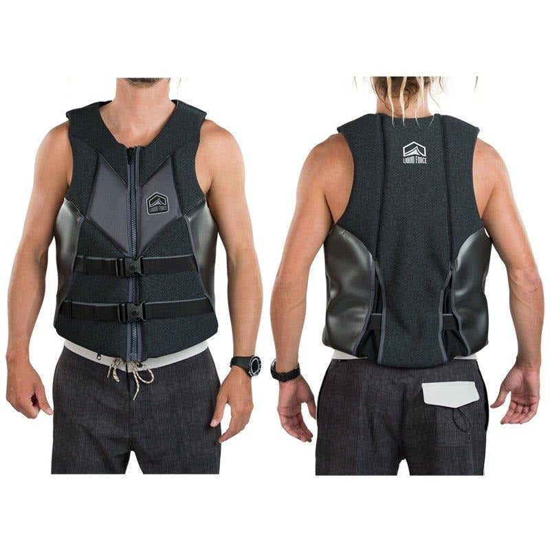Liquid Force 2021 Axis CGA Wake Vest-Mens Black — Performance Ski