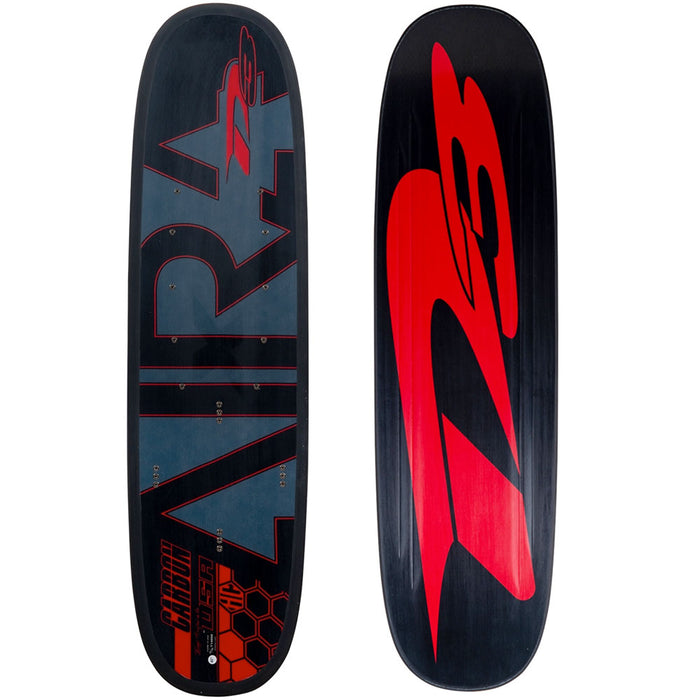 D3 Aira Carbon Honeycomb Rubber Edge Trick Skis - Red