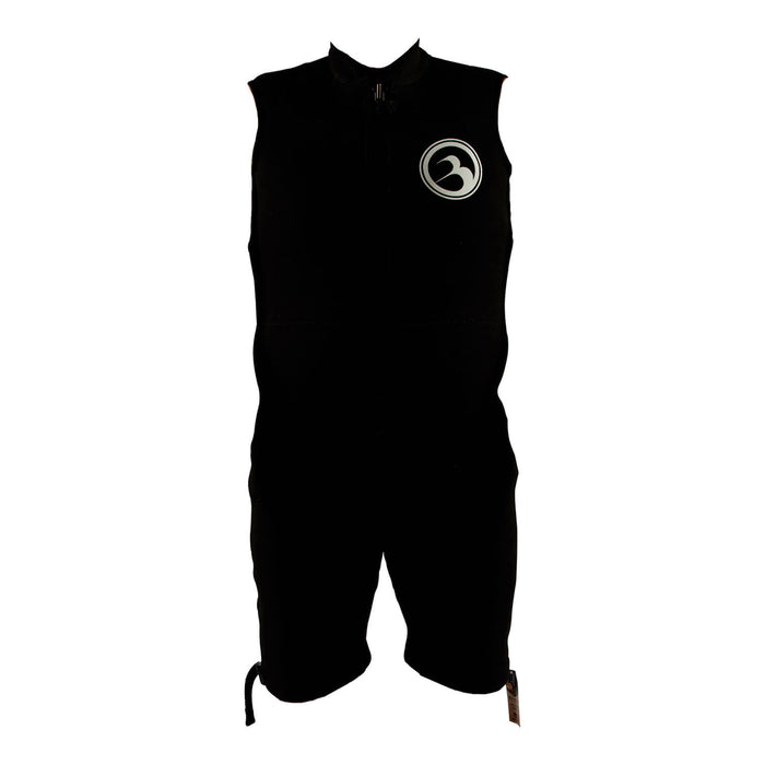 Barefoot International Sleeveless Barefoot Suit - Black w. White Logo