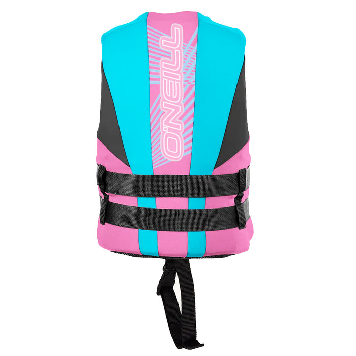 ONeill Girls Child Reactor USCG Vest - Petunia (30–50 lb)