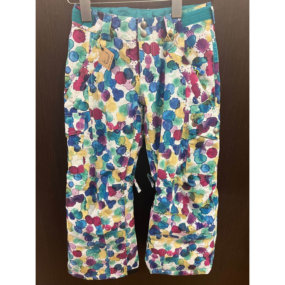 Burton Girls Elite Cargo Snowboard Pant-Rainbow Drops