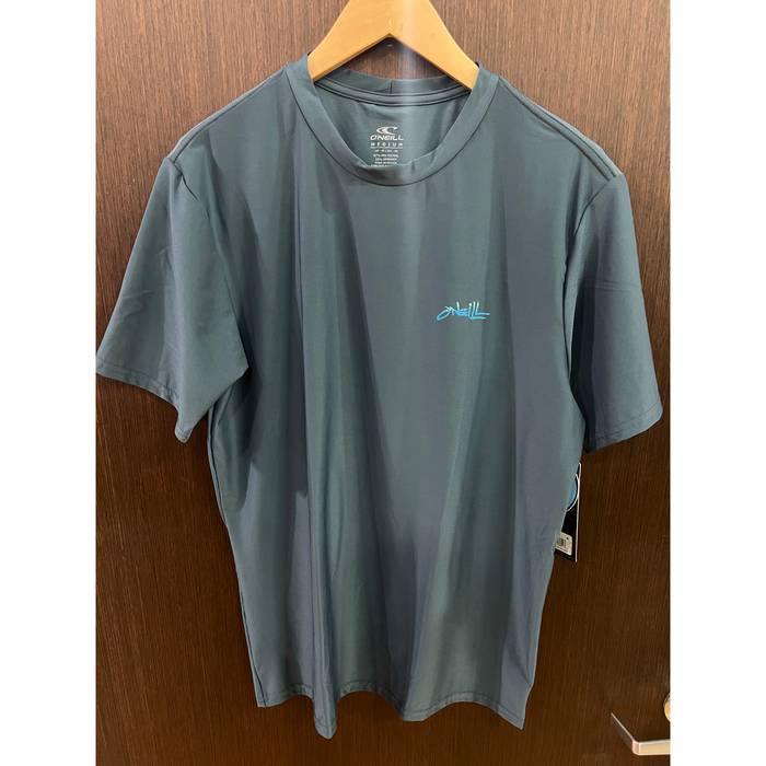 ONeill Graphic UPF 50+ Short Sleeve Sun Shirt Cadet Blue