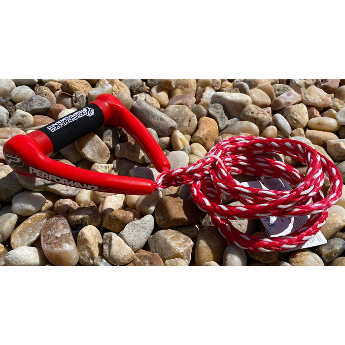 Performance Ski and Surf 6 Dog Leash - Red-White