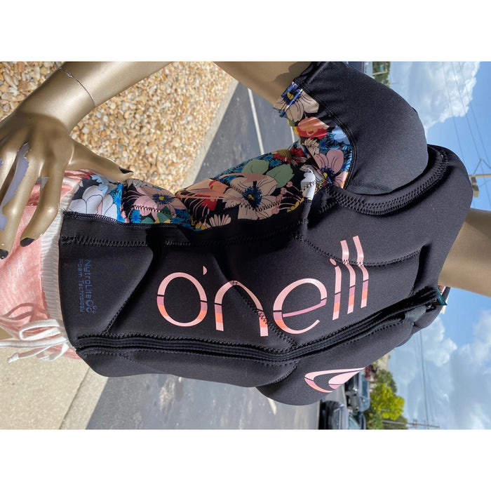 ONeill Womens Slasher Comp Vest - Black/Twiggy Floral Print