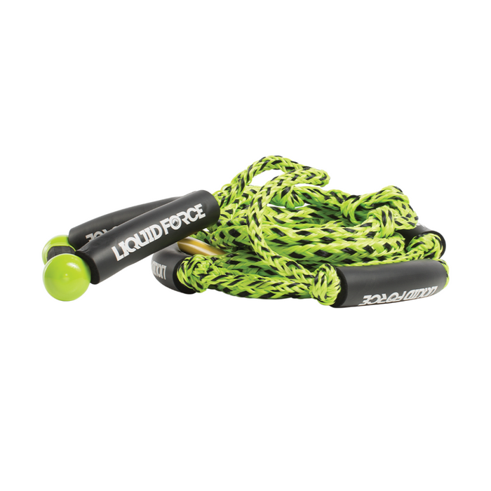 Liquid Force 2024 Surf 8 Handle Knotted Rope Green