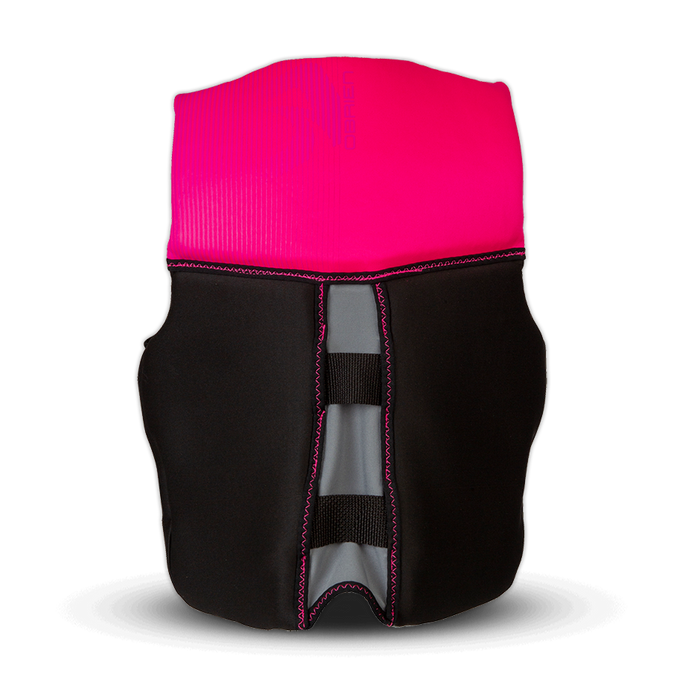 OBrien 2024 Youth Flex V-Back CGA Wake Vest- Black / Pink
