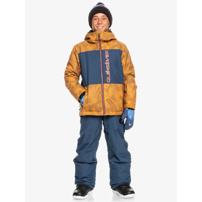 Quiksilver 2023 Side Hit Youth Jacket-Buckthorn Brown (CNR1)