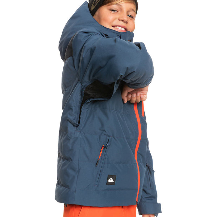 Quiksilver 2023 The Edge Youth Jacket- Blue (BSN0)