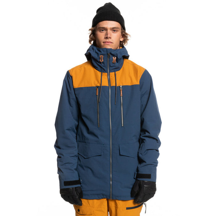 Quiksilver Men's Fairbanks Snow Jacket - Insignia Blue - BYJ0